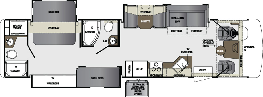 2016 Forest River Georgetown 364 Floor Plan