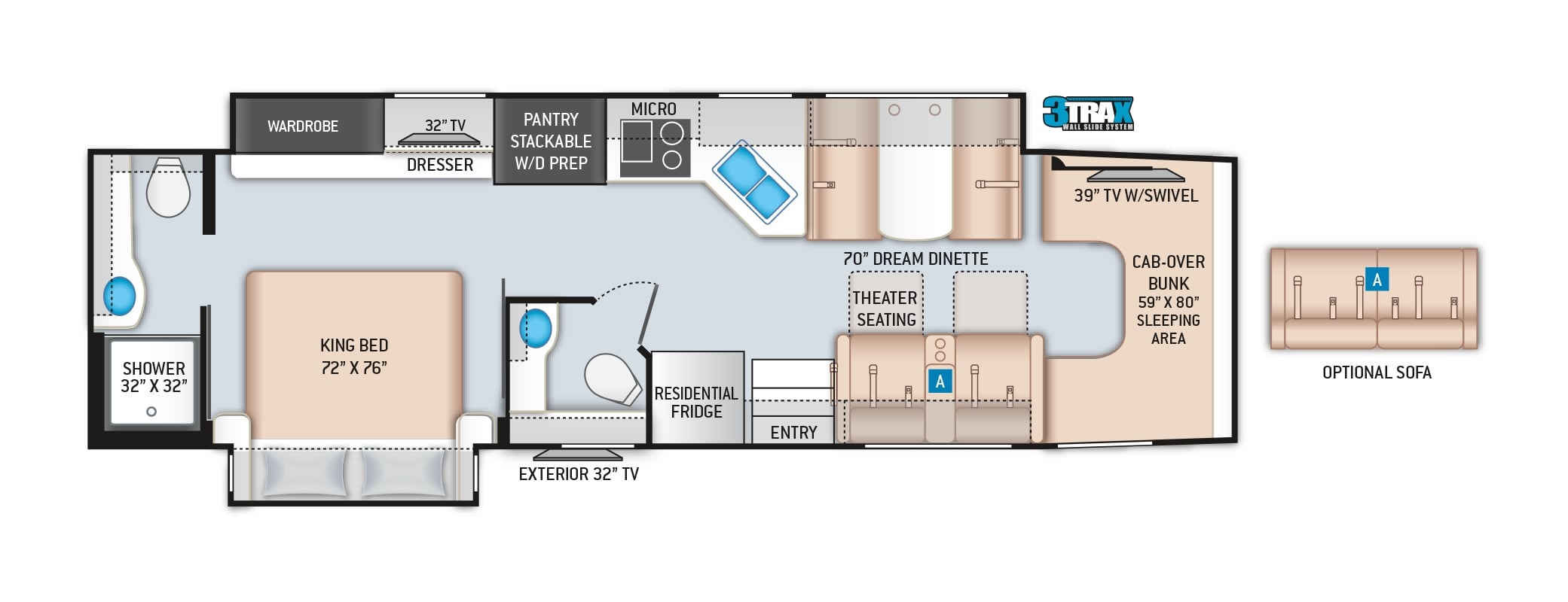 2022 Thor Omni 4x4 BT36 Floor Plan