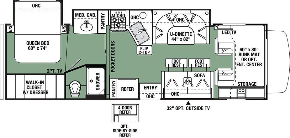 2019 Forest River Forester 3041DS Floor Plan