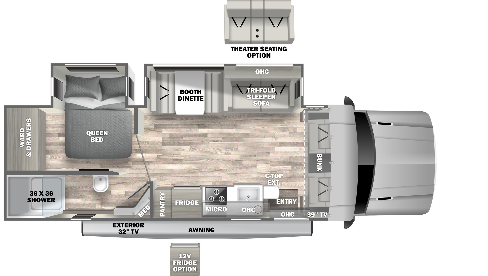 2024 Dynamax Isata 5 30FW Floor Plan