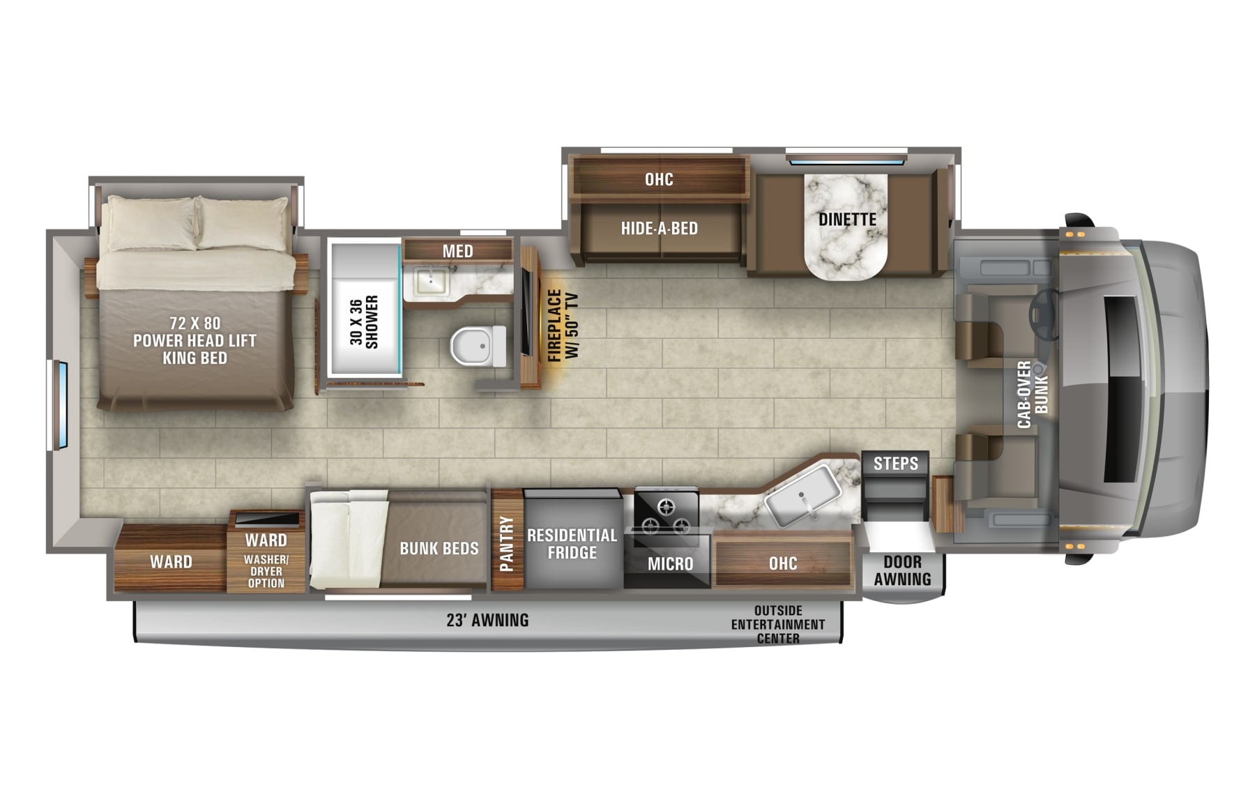 2021 Jayco Seneca 37L Floor Plan