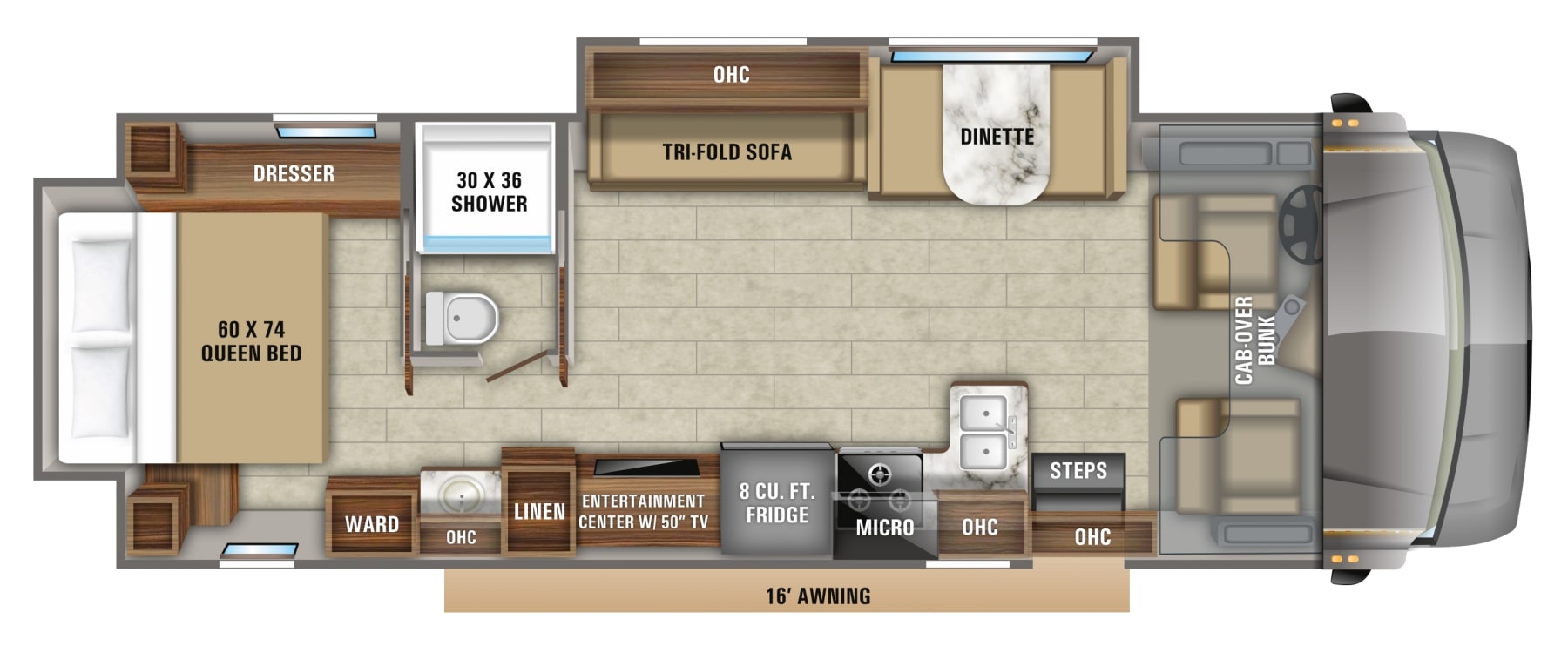 2020 Jayco Greyhawk 30Z Floor Plan