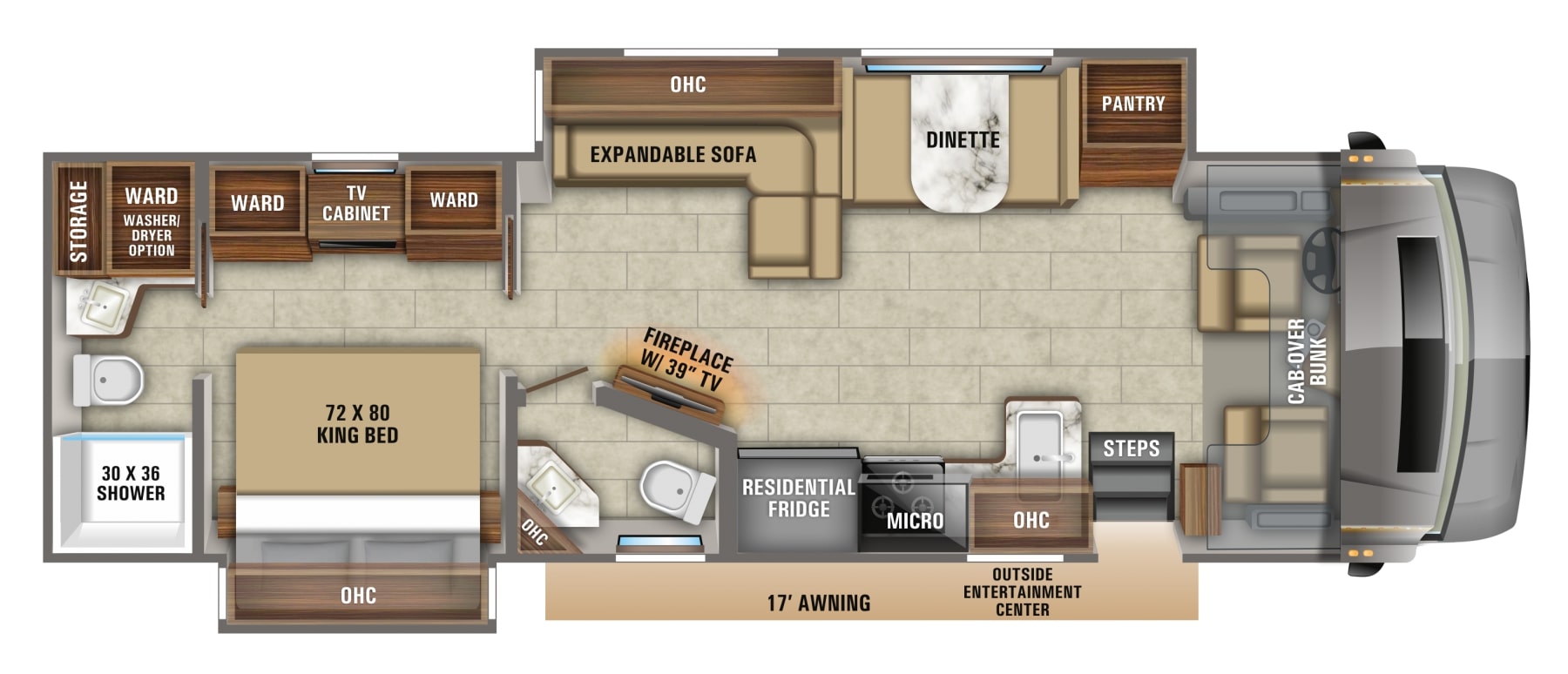 2020 Jayco Seneca 37K Floor Plan