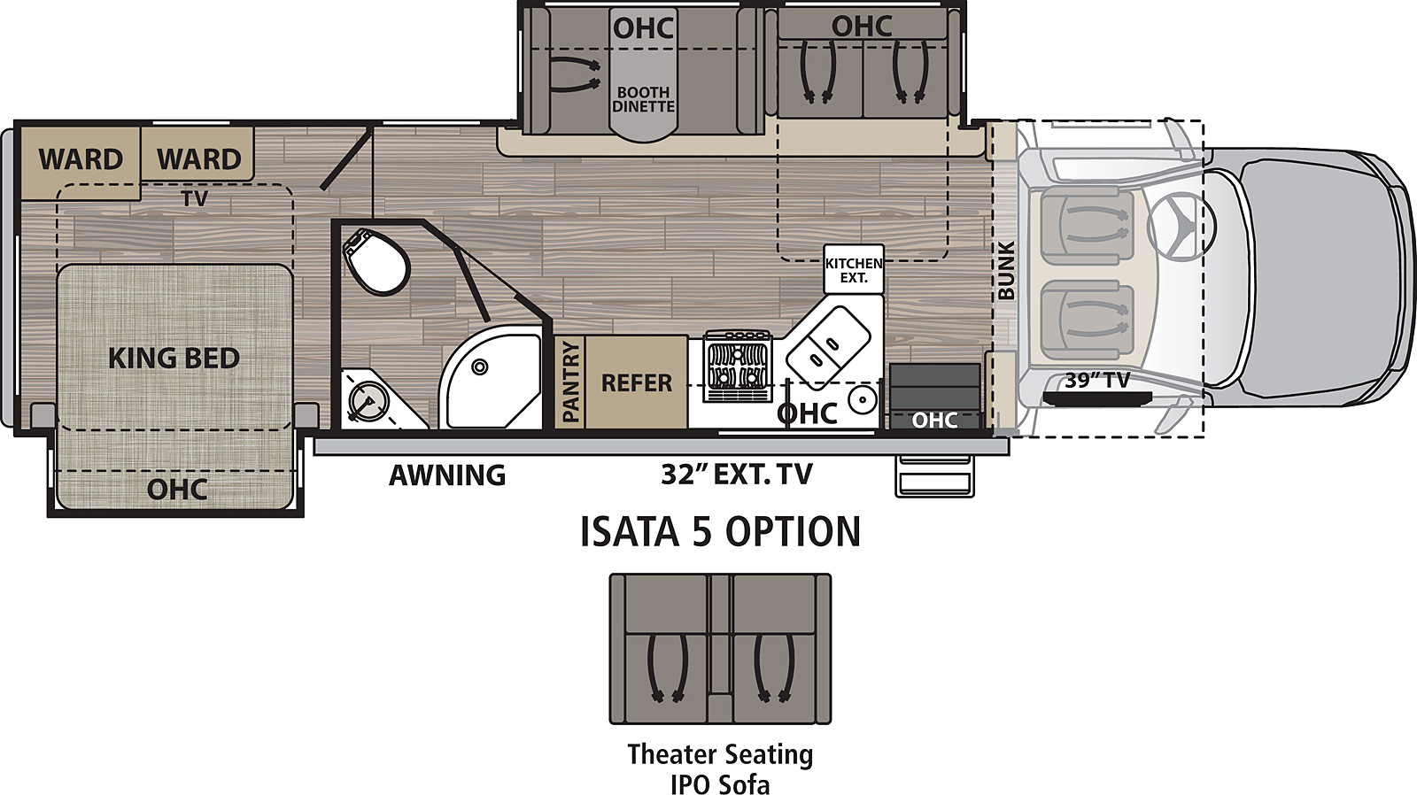 2021 Dynamax Isata 5 34DS Floor Plan