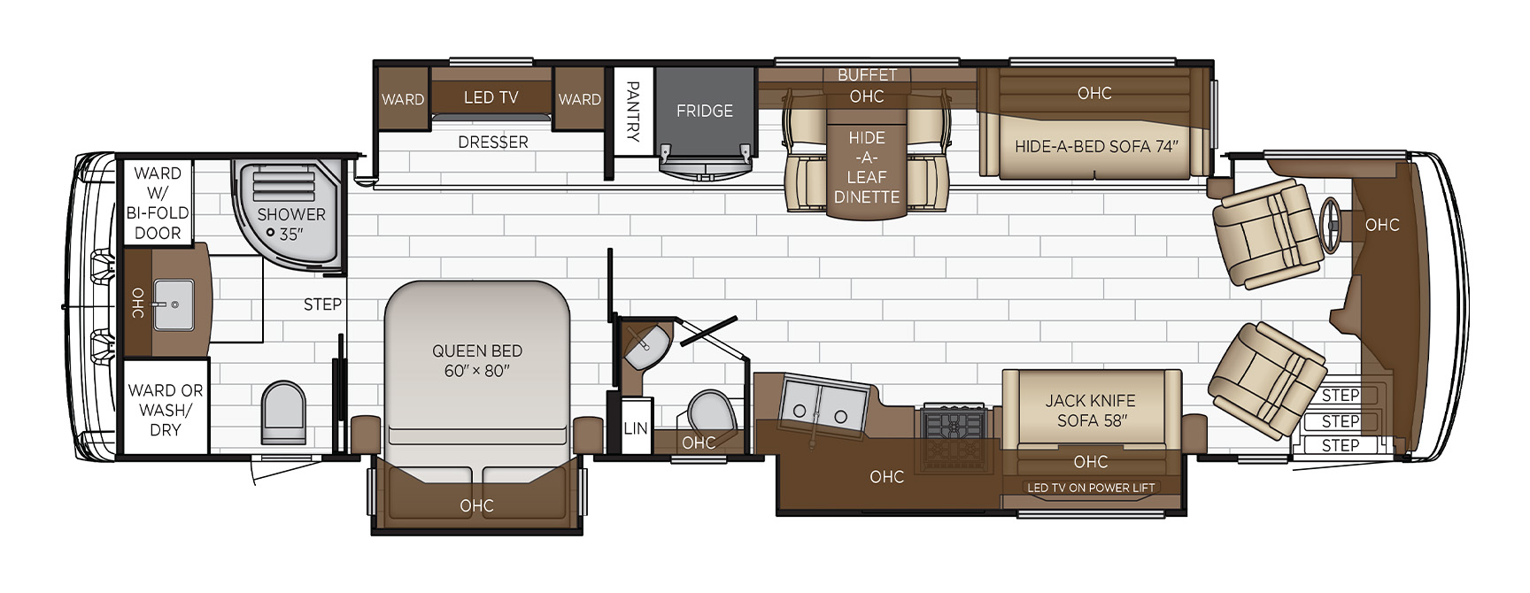 2023 Newmar Dutch Star 3736 Floor Plan