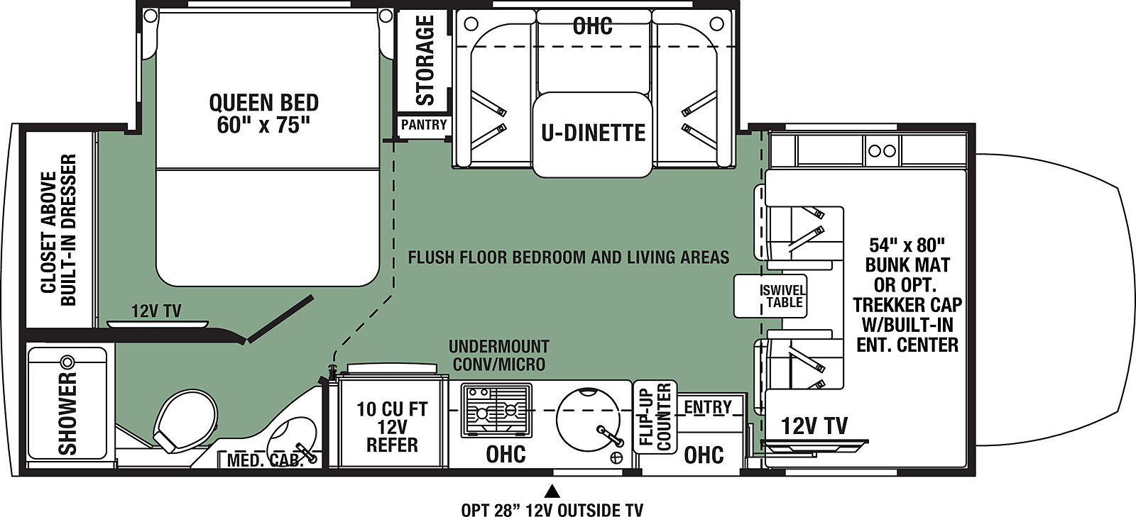 2021 Forest River Forester MBS 2401B Floor Plan