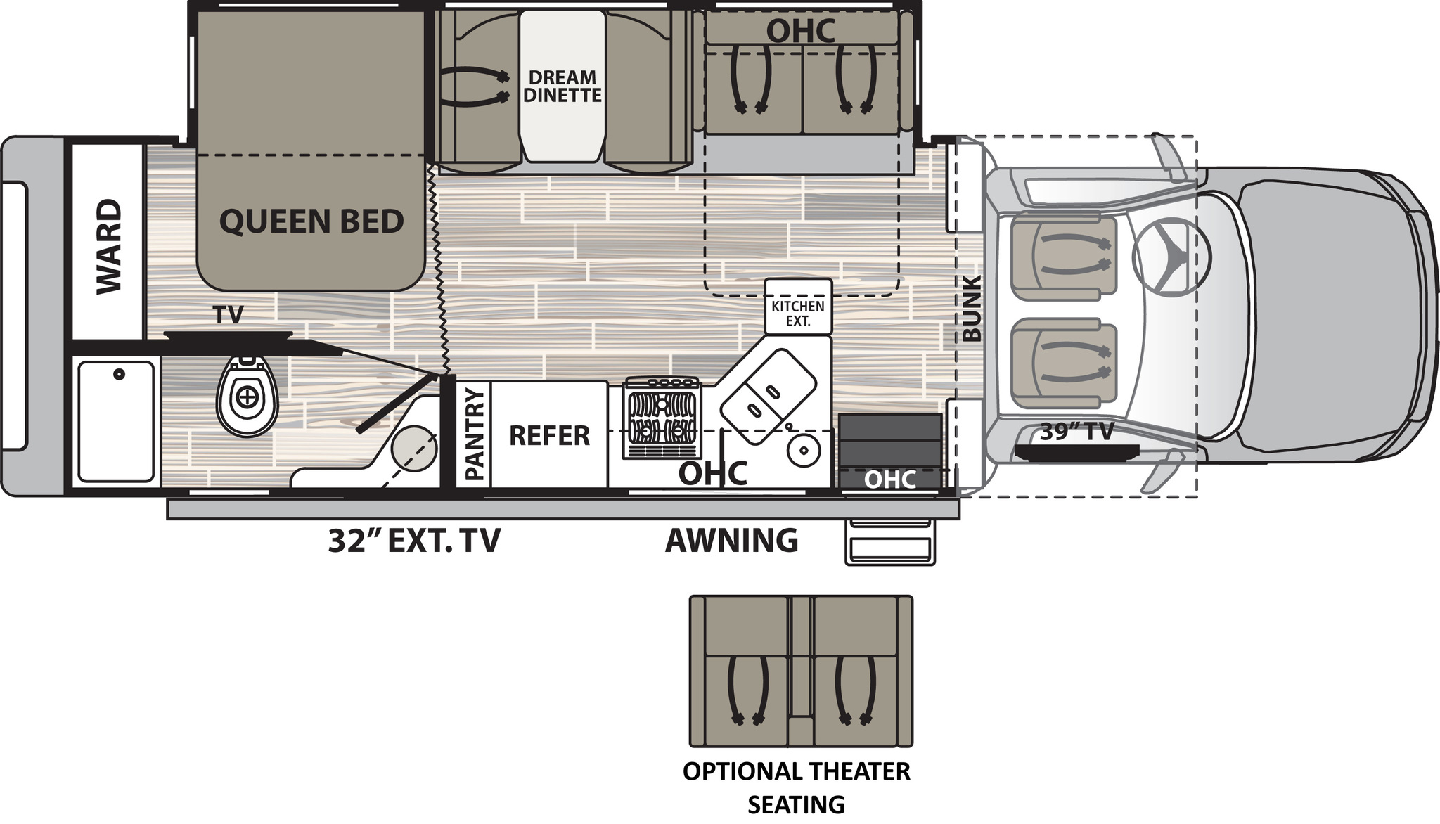2020 Dynamax Isata 5 30FW Floor Plan