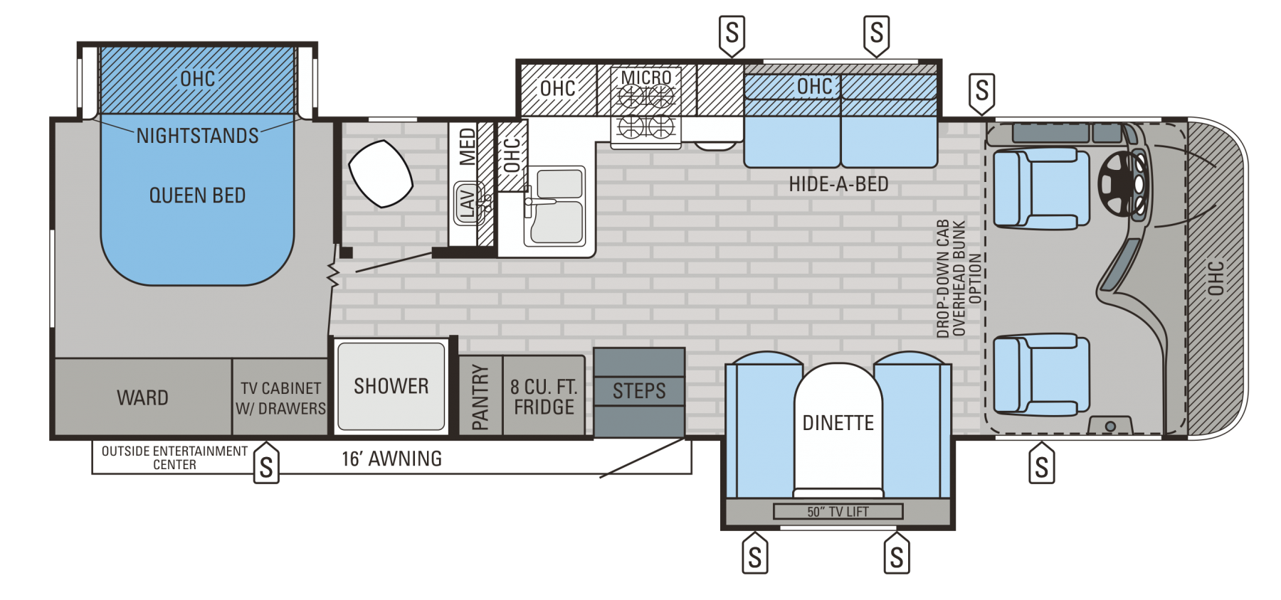 2016 Jayco Precept 31UL Floor Plan