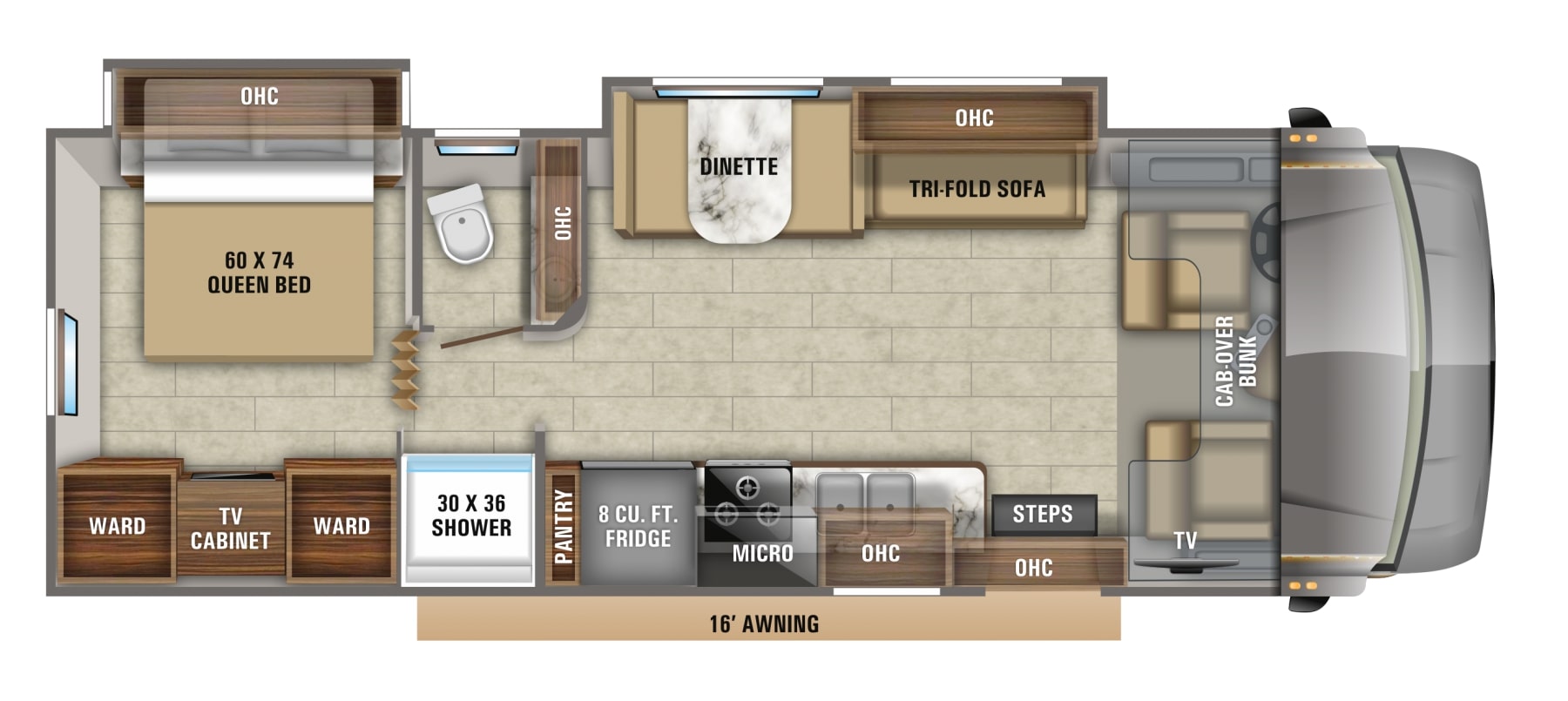 2020 Jayco Greyhawk 29MV Floor Plan