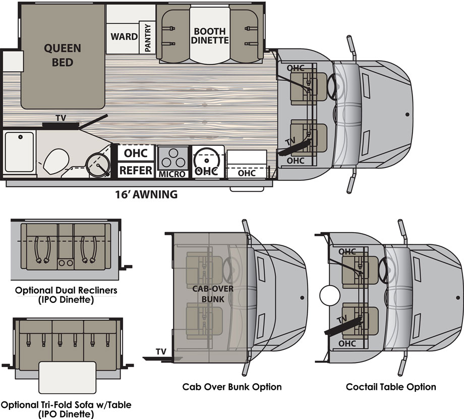 2018 Dynamax Isata 3 24FW Floor Plan