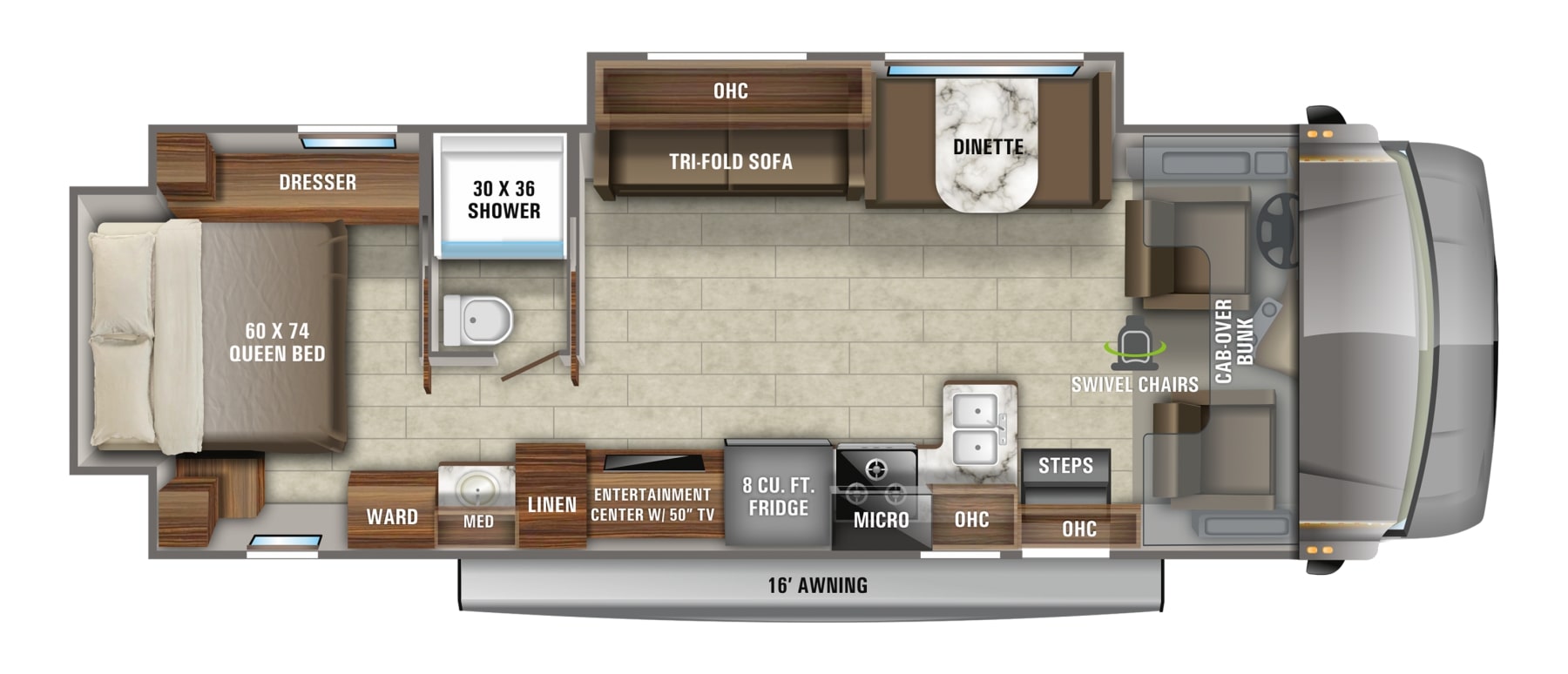 2021 Jayco Greyhawk 30Z Floor Plan