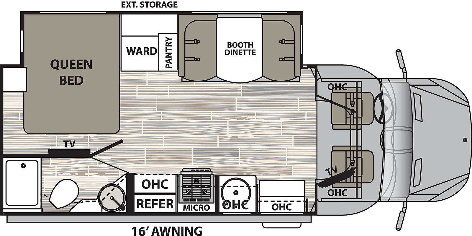 2021 Dynamax Isata 3 24FW Floor Plan