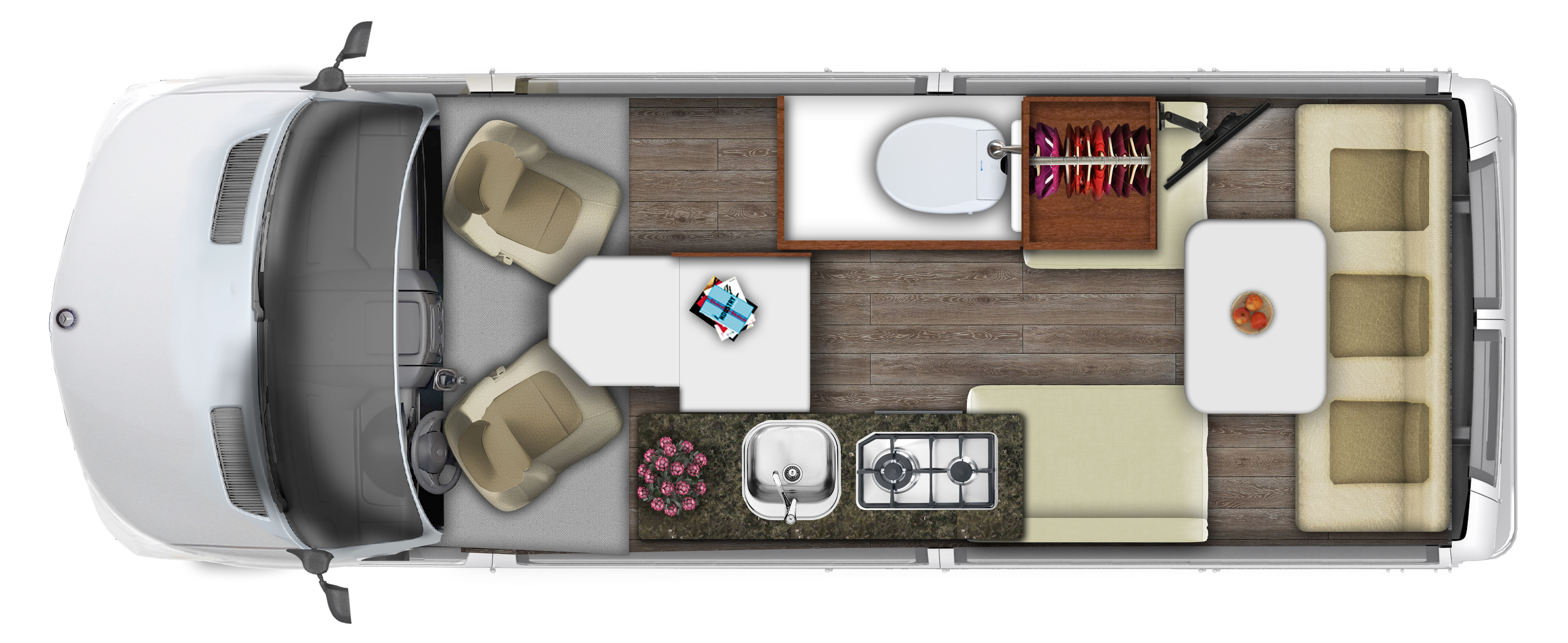 2018 RoadTrek Agile SS Floor Plan