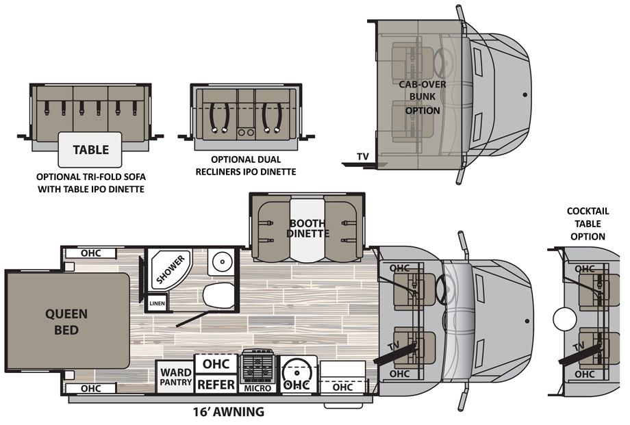 2019 Dynamax Isata 3 24RW Floor Plan