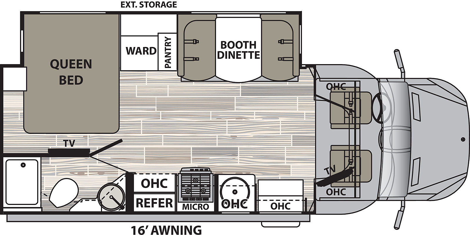 2021 Dynamax Isata 3 24FW Floor Plan