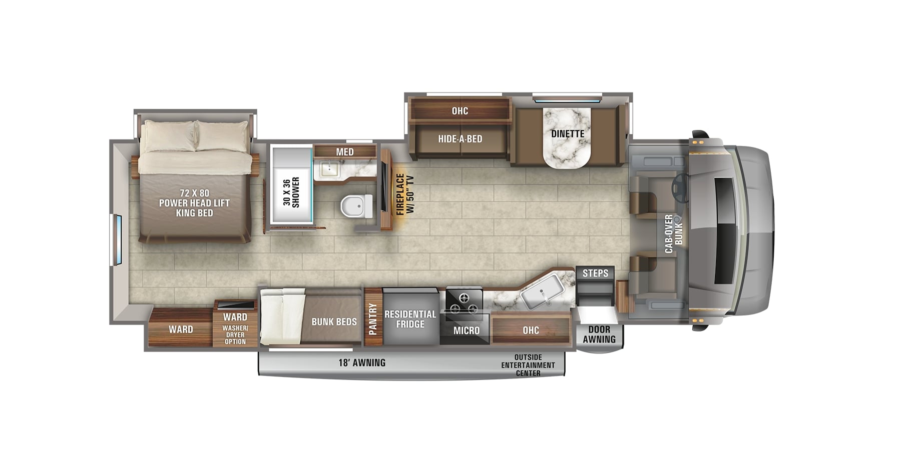 2021 Jayco Seneca 37L Floor Plan