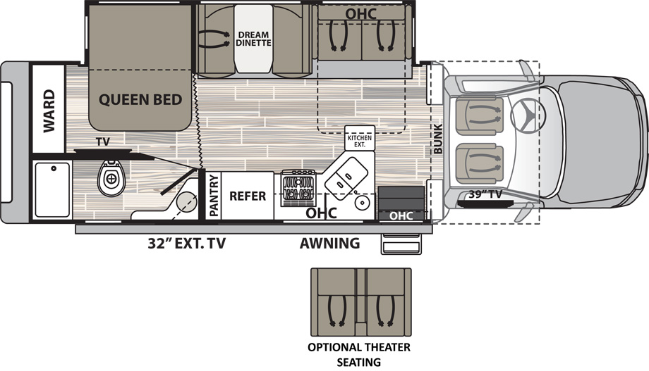 2021 Dynamax Isata 5 4x4 30FW Floor Plan