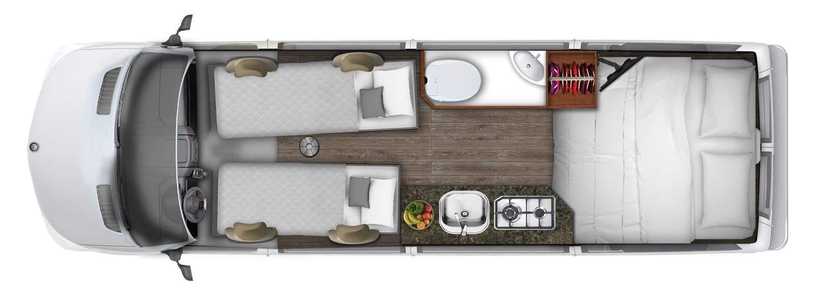 2019 Roadtrek RS Adventurous 4x4 Floor Plan