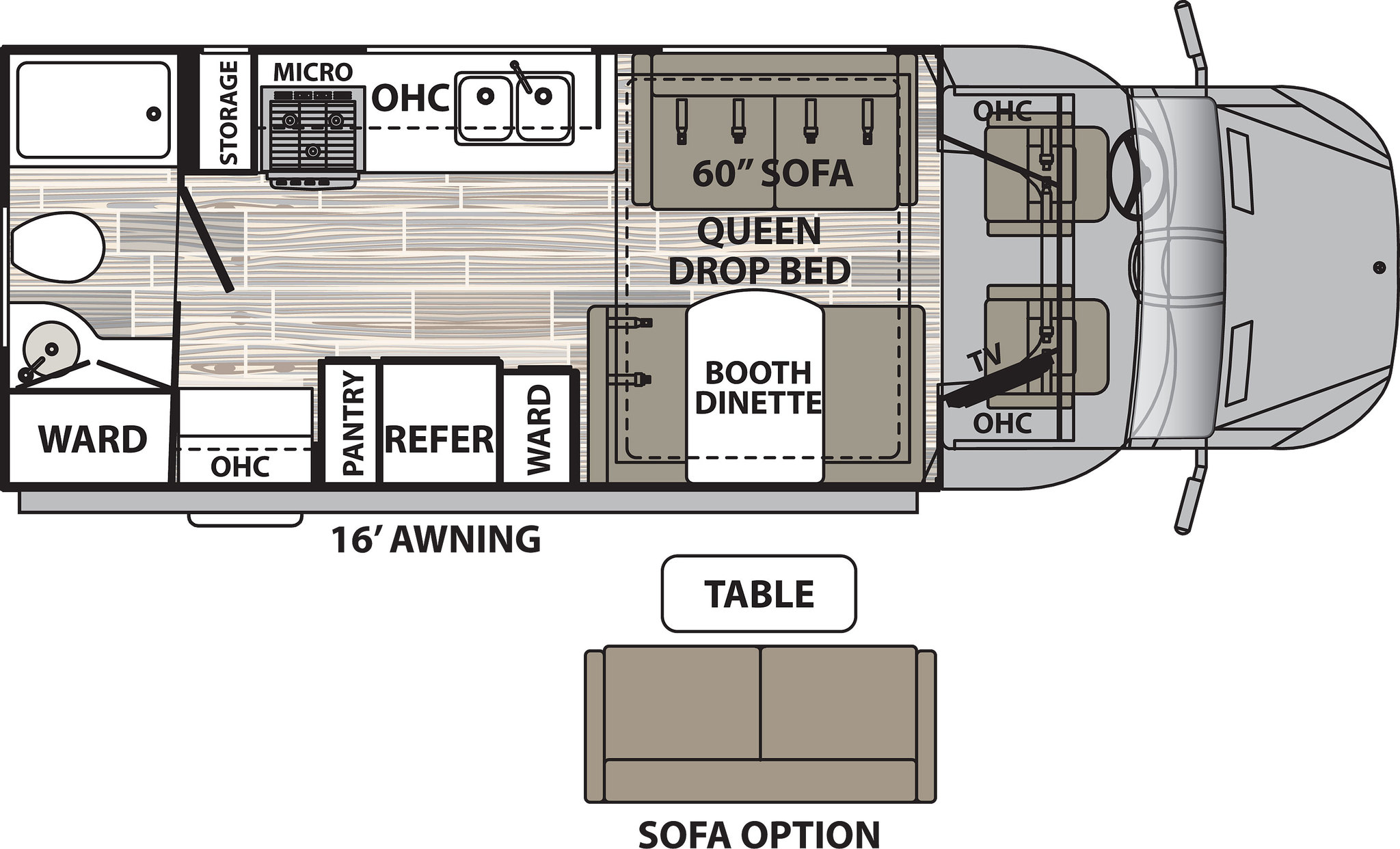 2020 Dynamax Isata 3 24RB Floor Plan