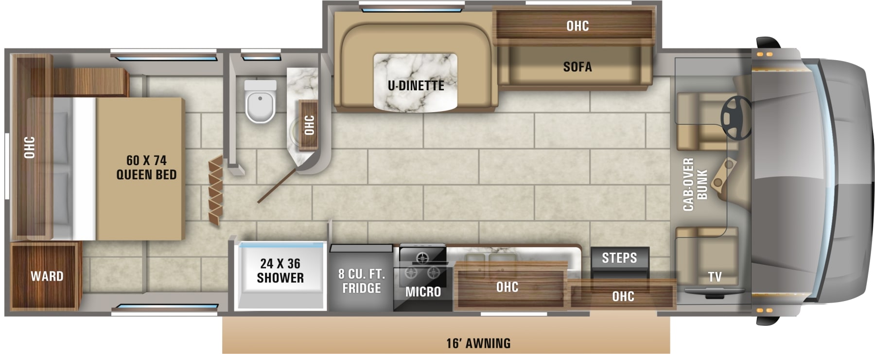 2020 Jayco Redhawk 29XK Floor Plan