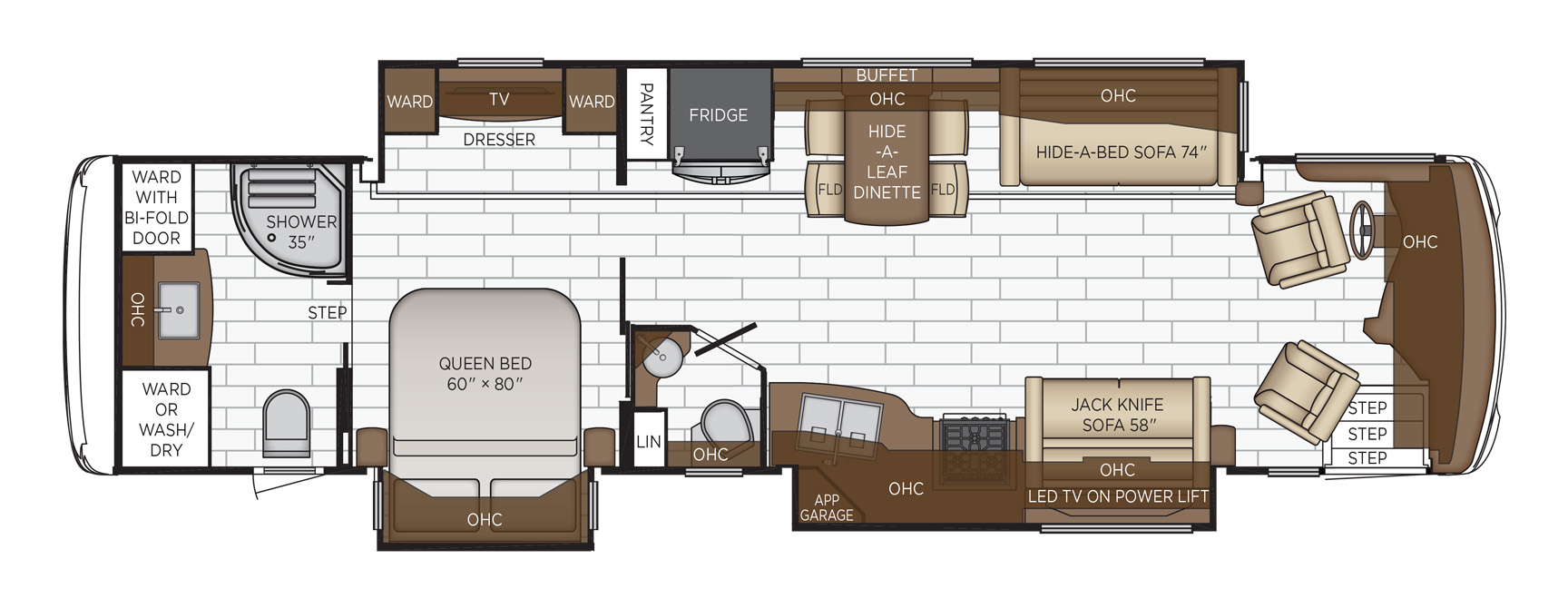 2022 Newmar Dutch Star 3736 Floor Plan