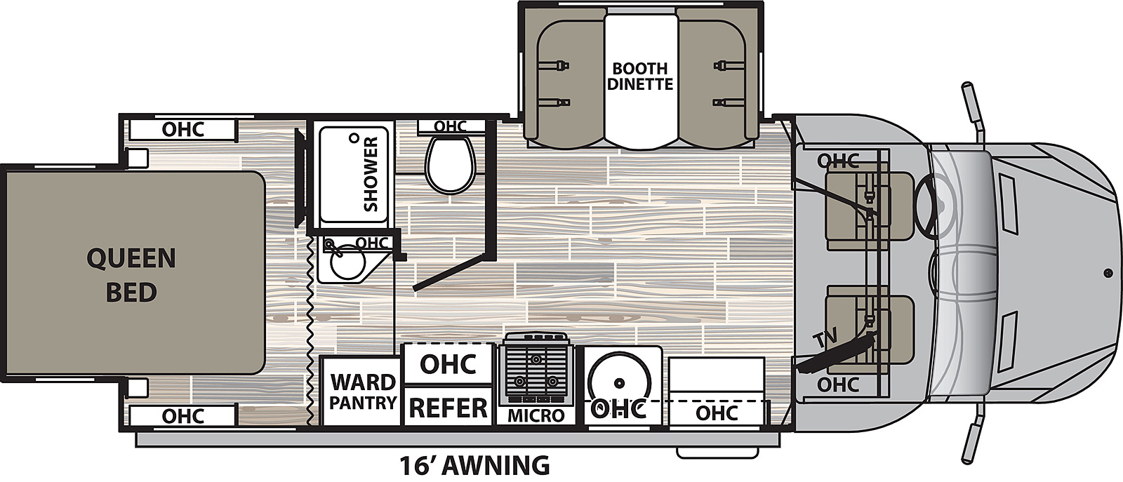 2021 Dynamax Isata 3 24RW Floor Plan