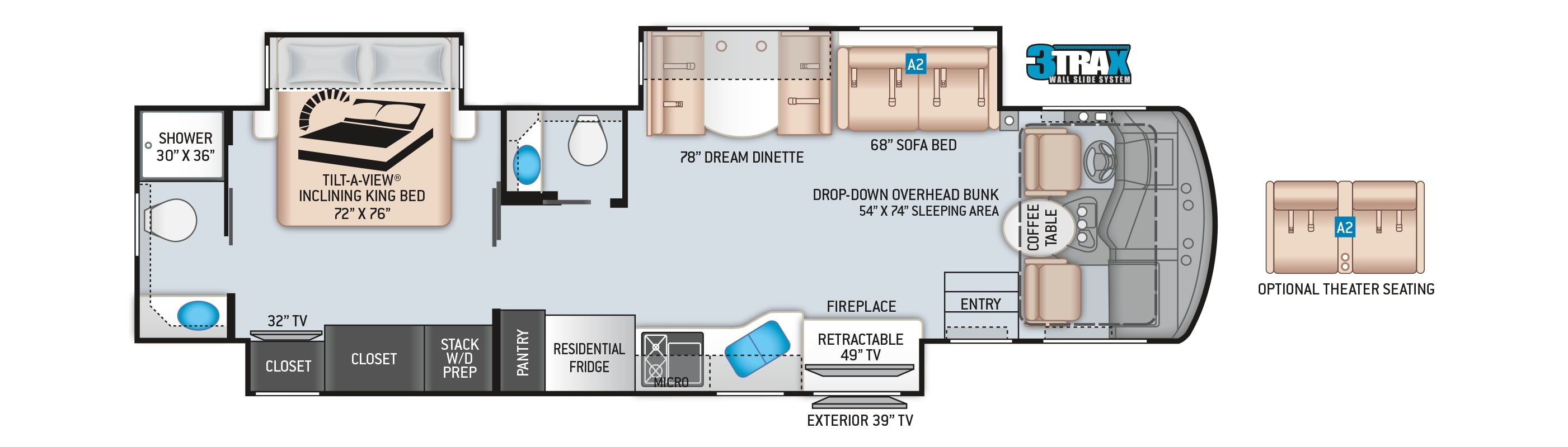 2021 Thor Challenger 37FH Floor Plan