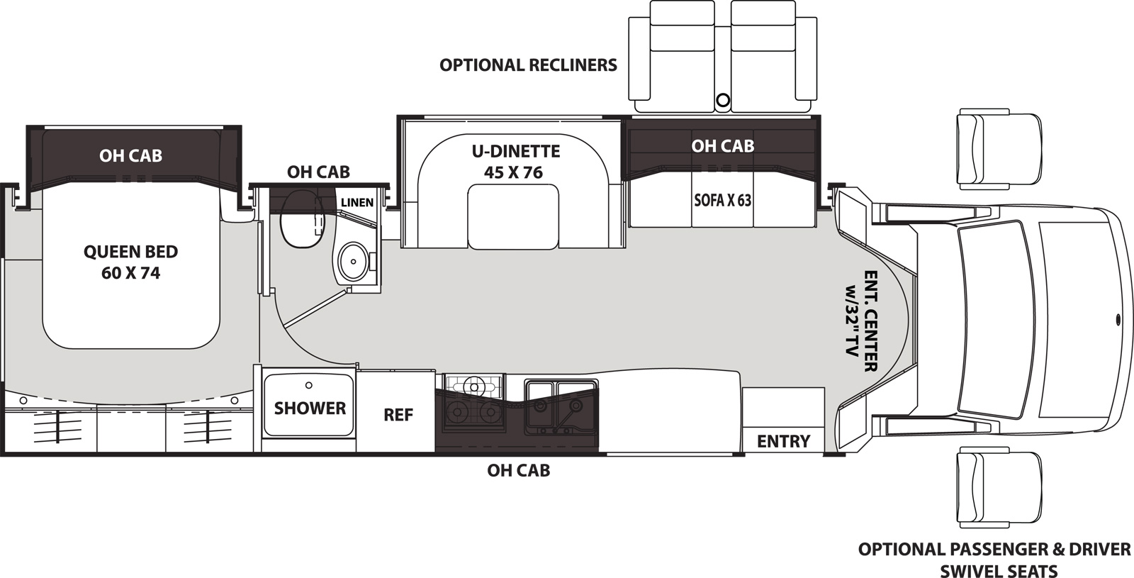 2019 Coachmen Concord 300DS Floor Plan