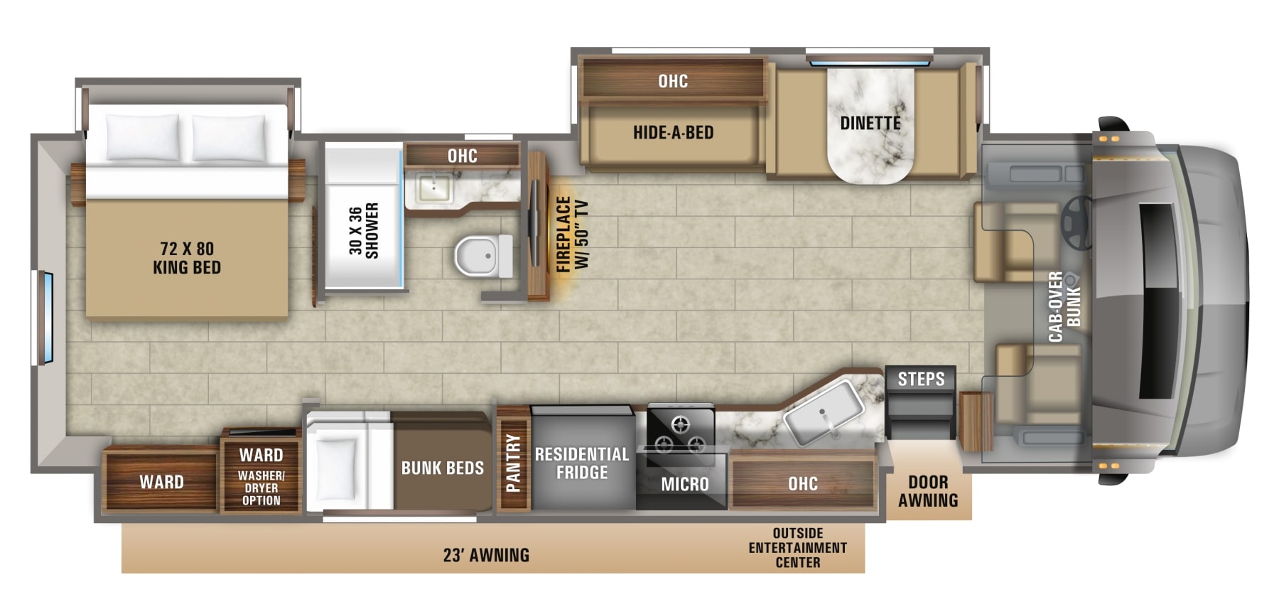 2020 Jayco Seneca 37L Floor Plan