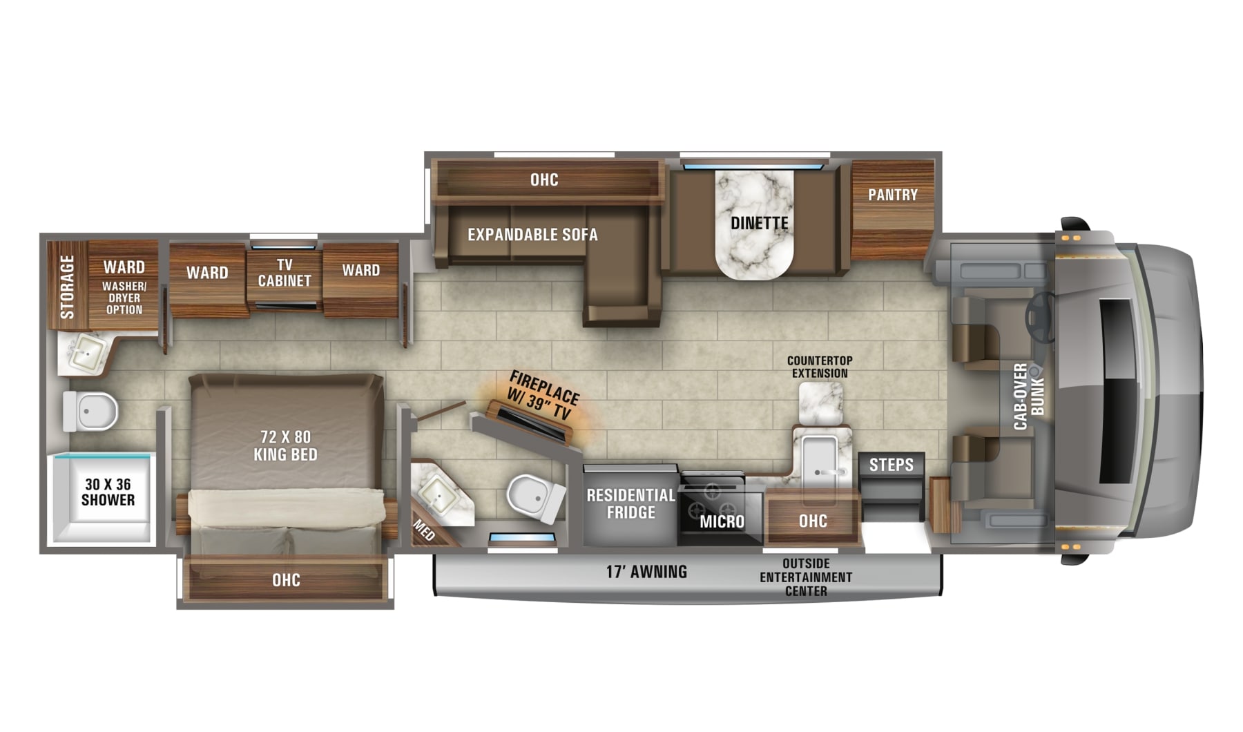 2021 Jayco Seneca 37K Floor Plan