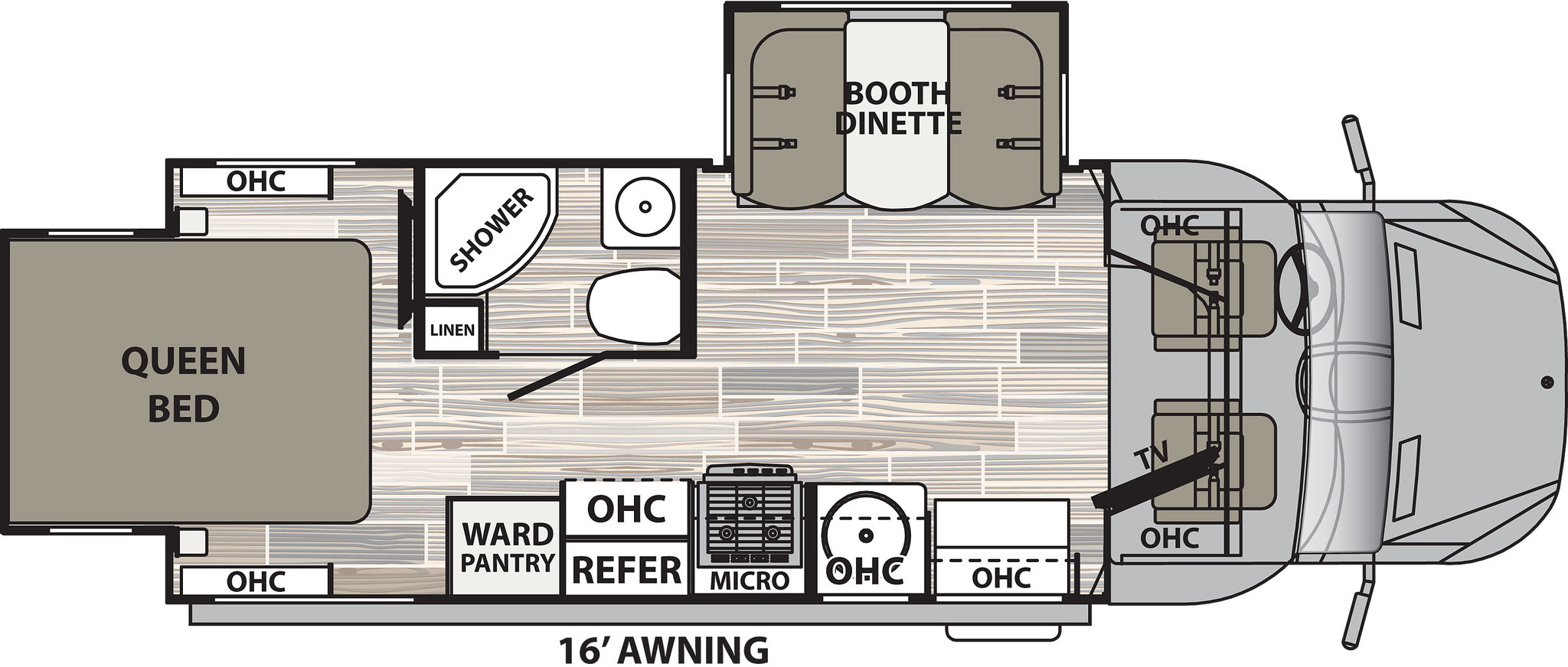 2019 Dynamax Isata 3 24RW Floor Plan