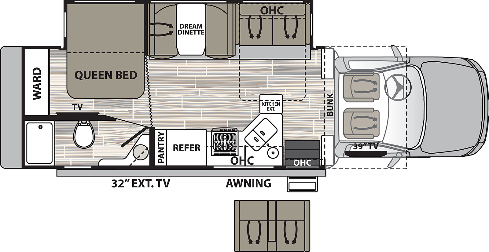 2021 Dynamax Isata 5 4x4 30FW Floor Plan