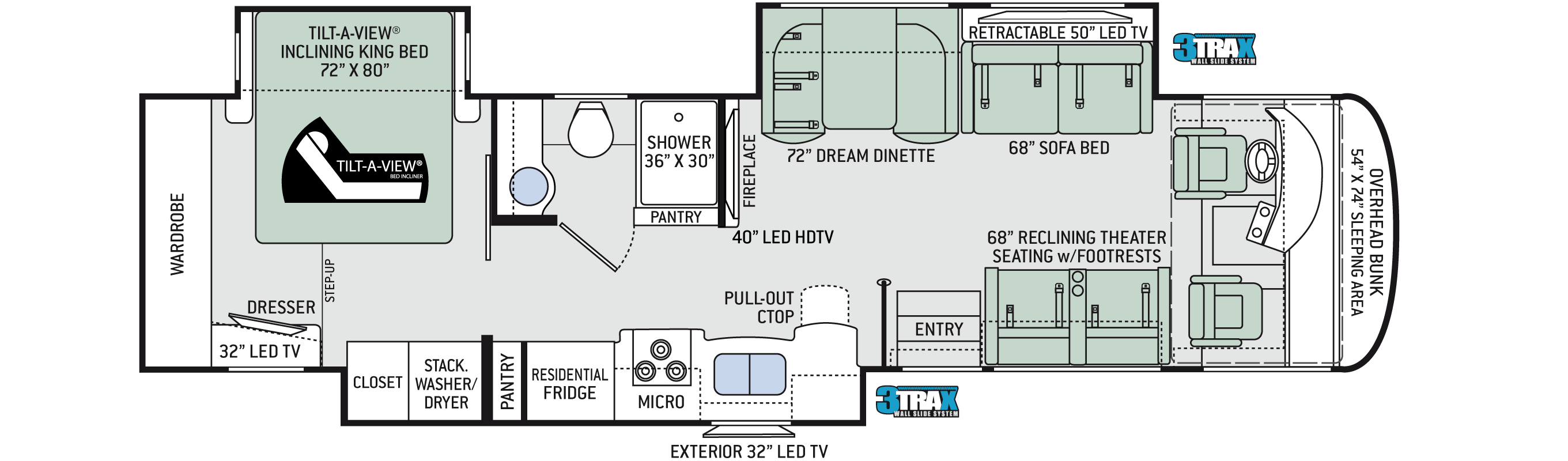 2018 Thor Palazzo 37.4 Floor Plan