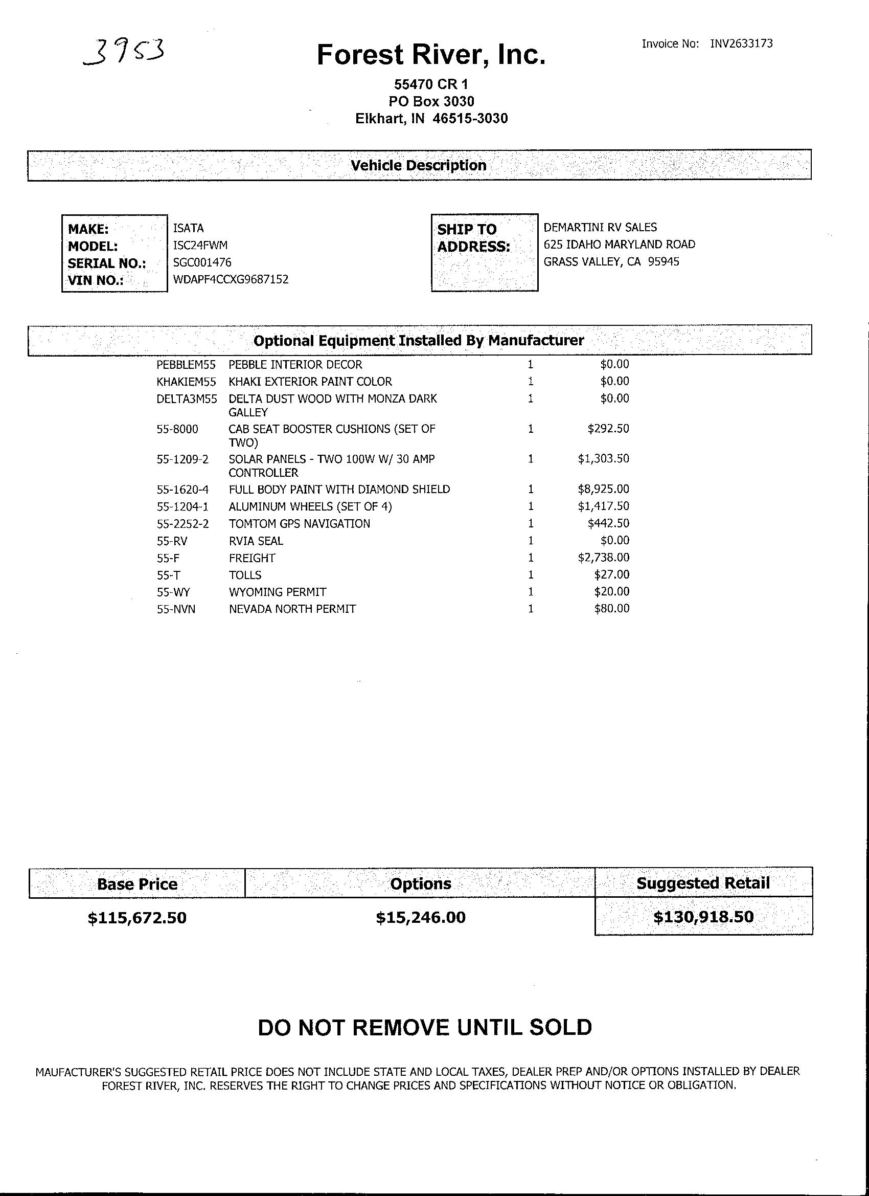 2017 Dynamax Isata 3 24FW MSRP Sheet