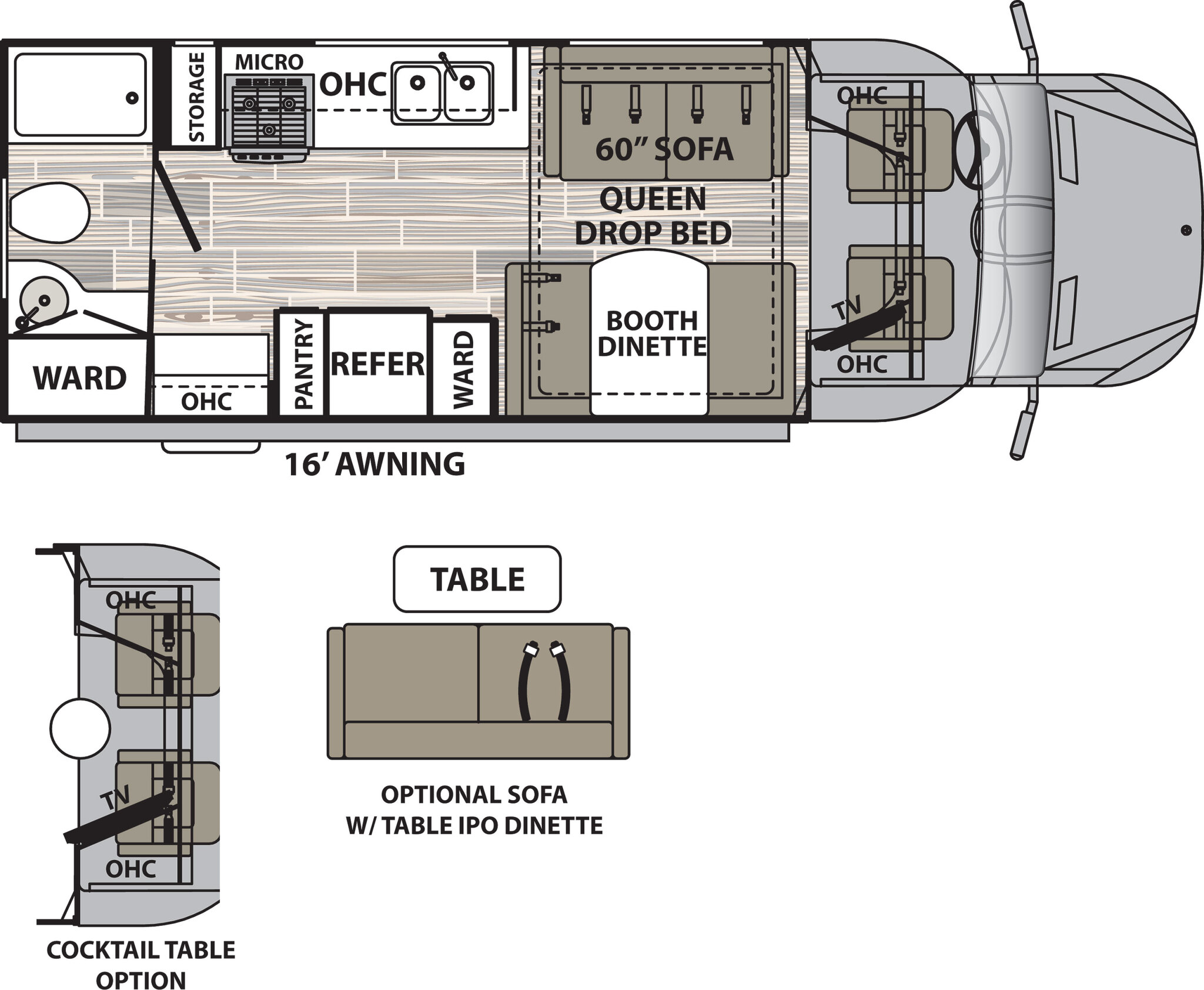 2020 Dynamax Isata 3 24RB Floor Plan