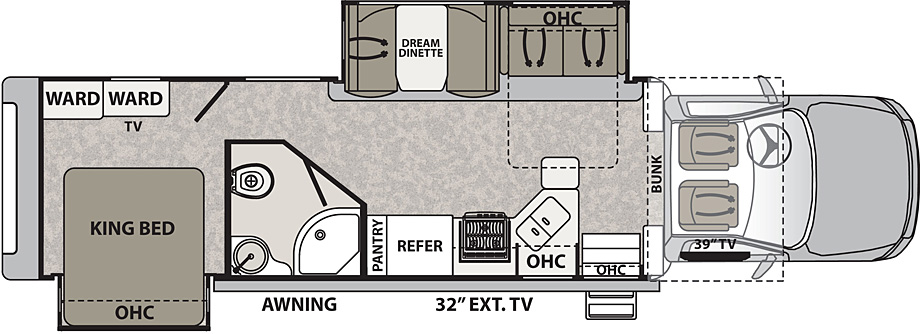 2018 Dynamax Isata 5 36DS Floor Plan