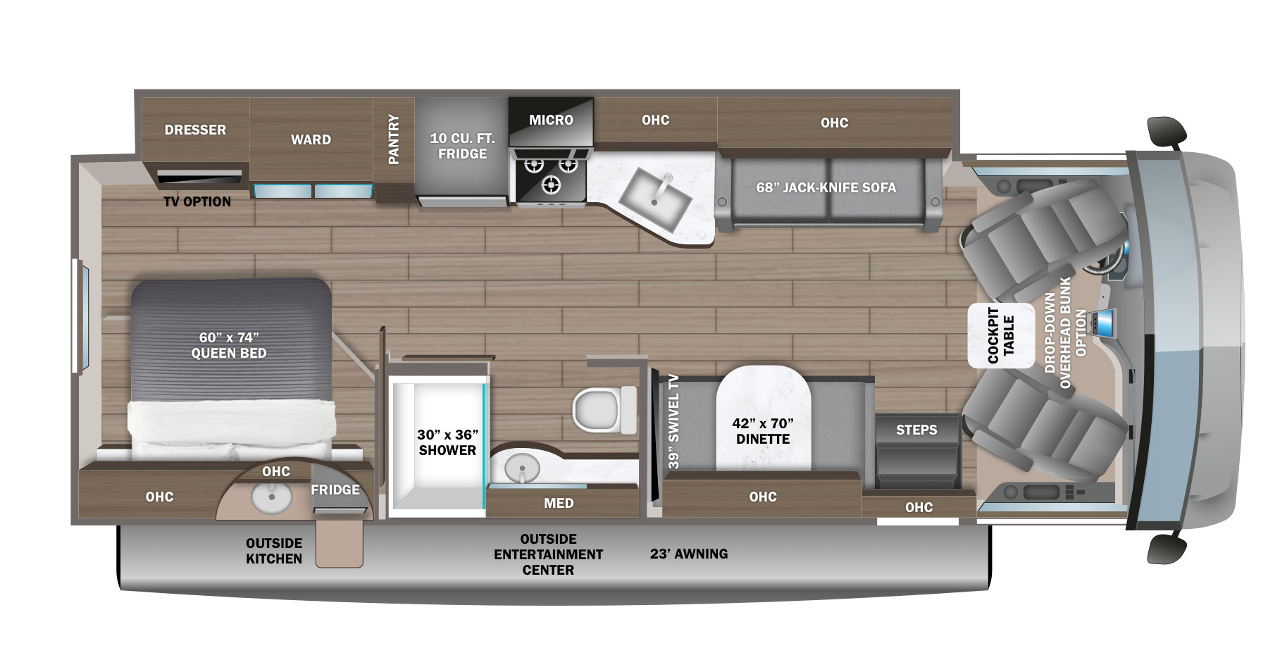 2024 Jayco Alante 29S Floor Plan
