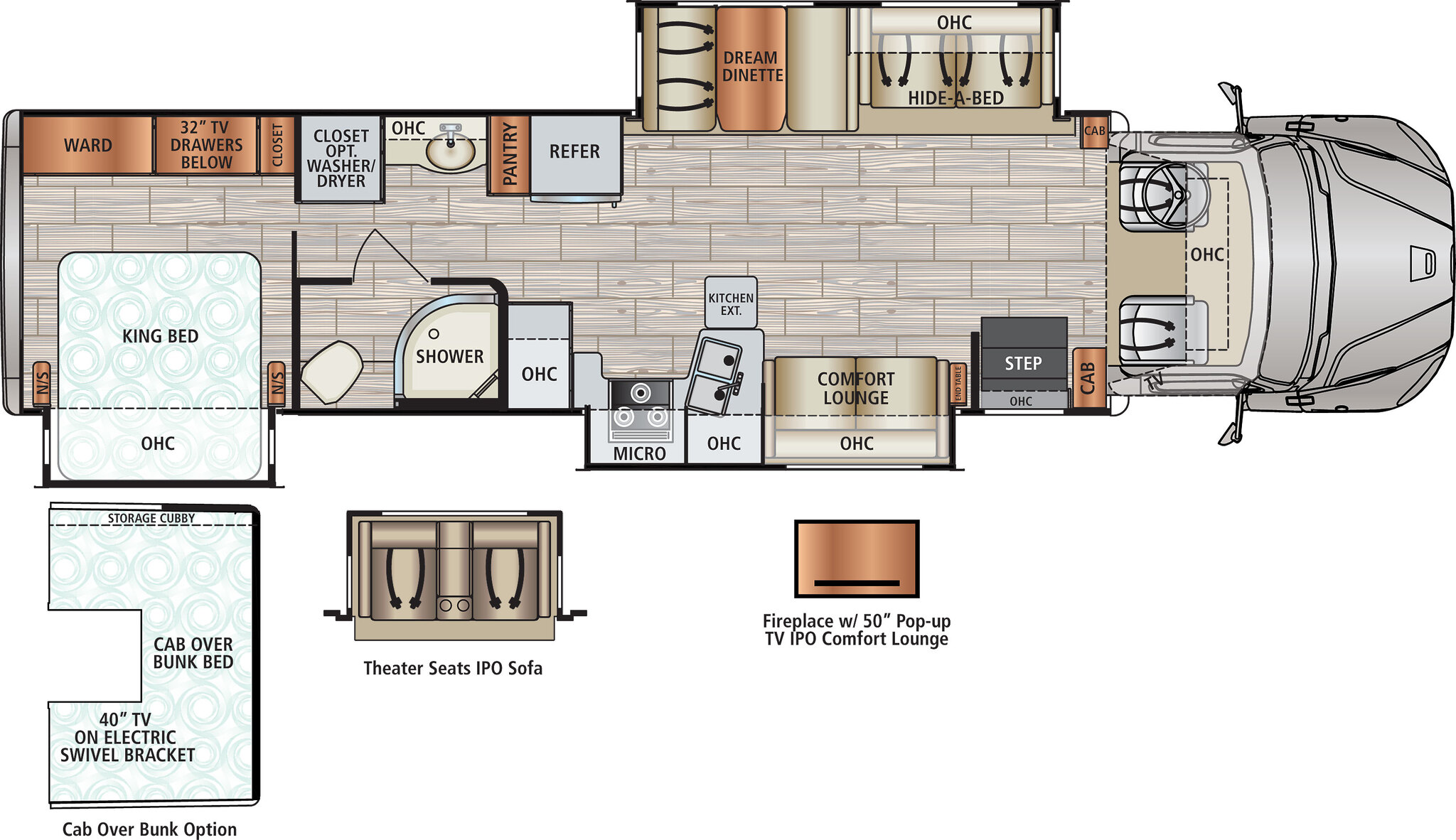 2020 Dynamax DX3 37TS Floor Plan