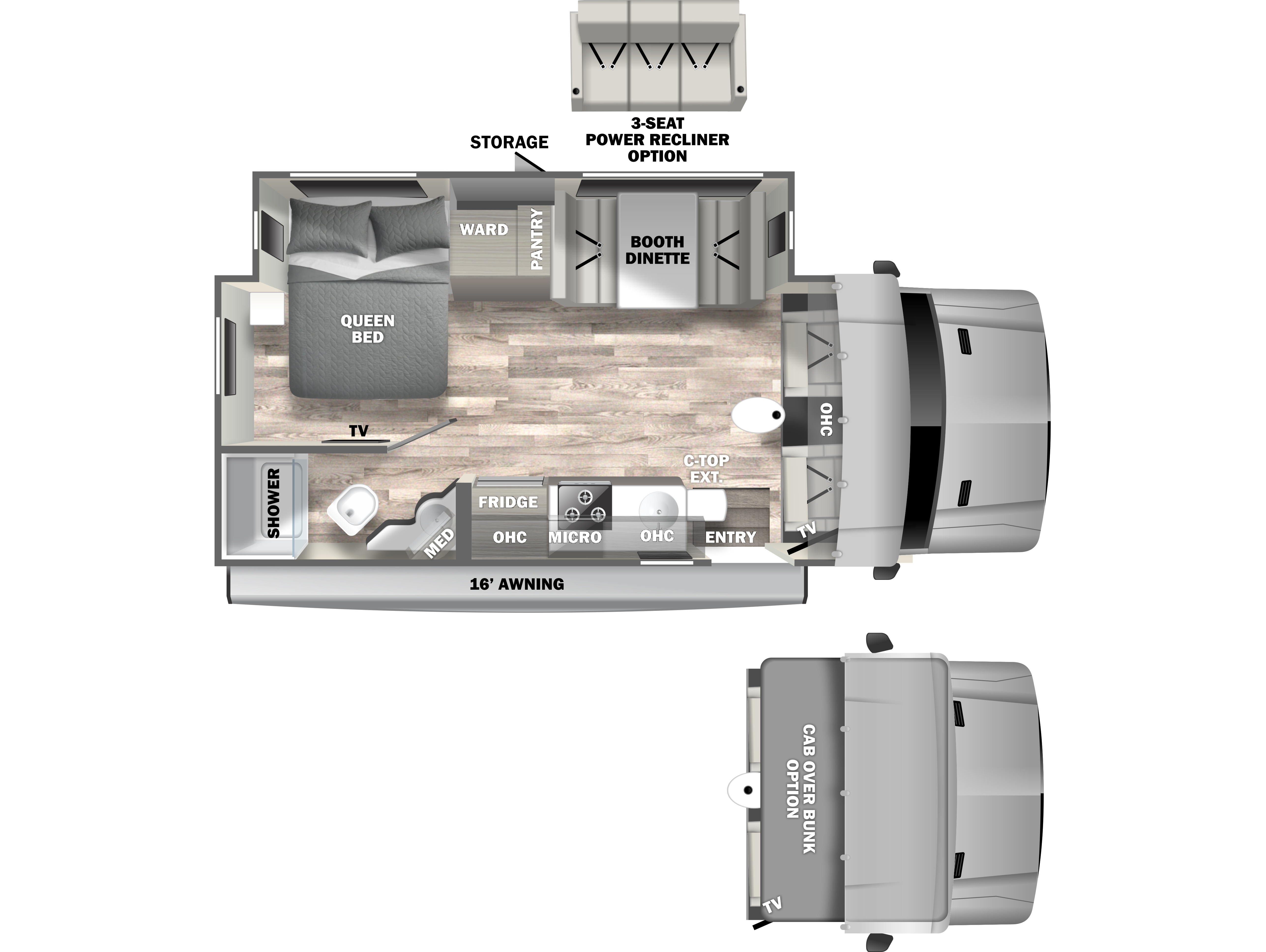 2025 Dynamax Isata 3 24FWFX Freedom Edition Floor Plan