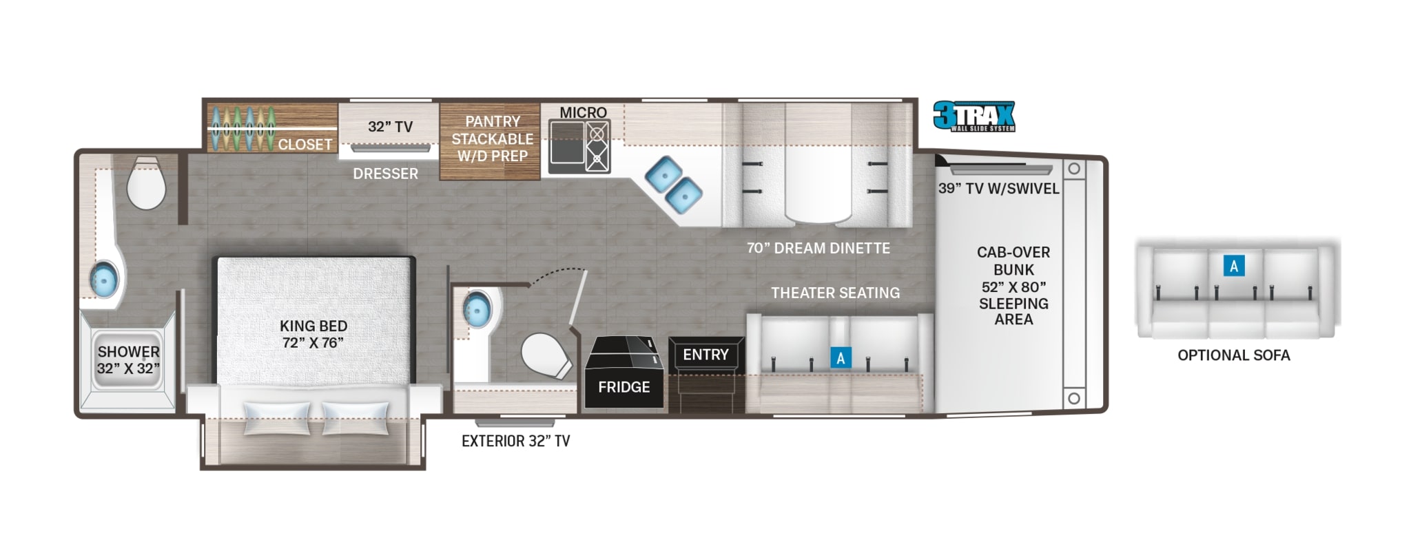 2023 Thor Omni 4x4 BT36 Floor Plan