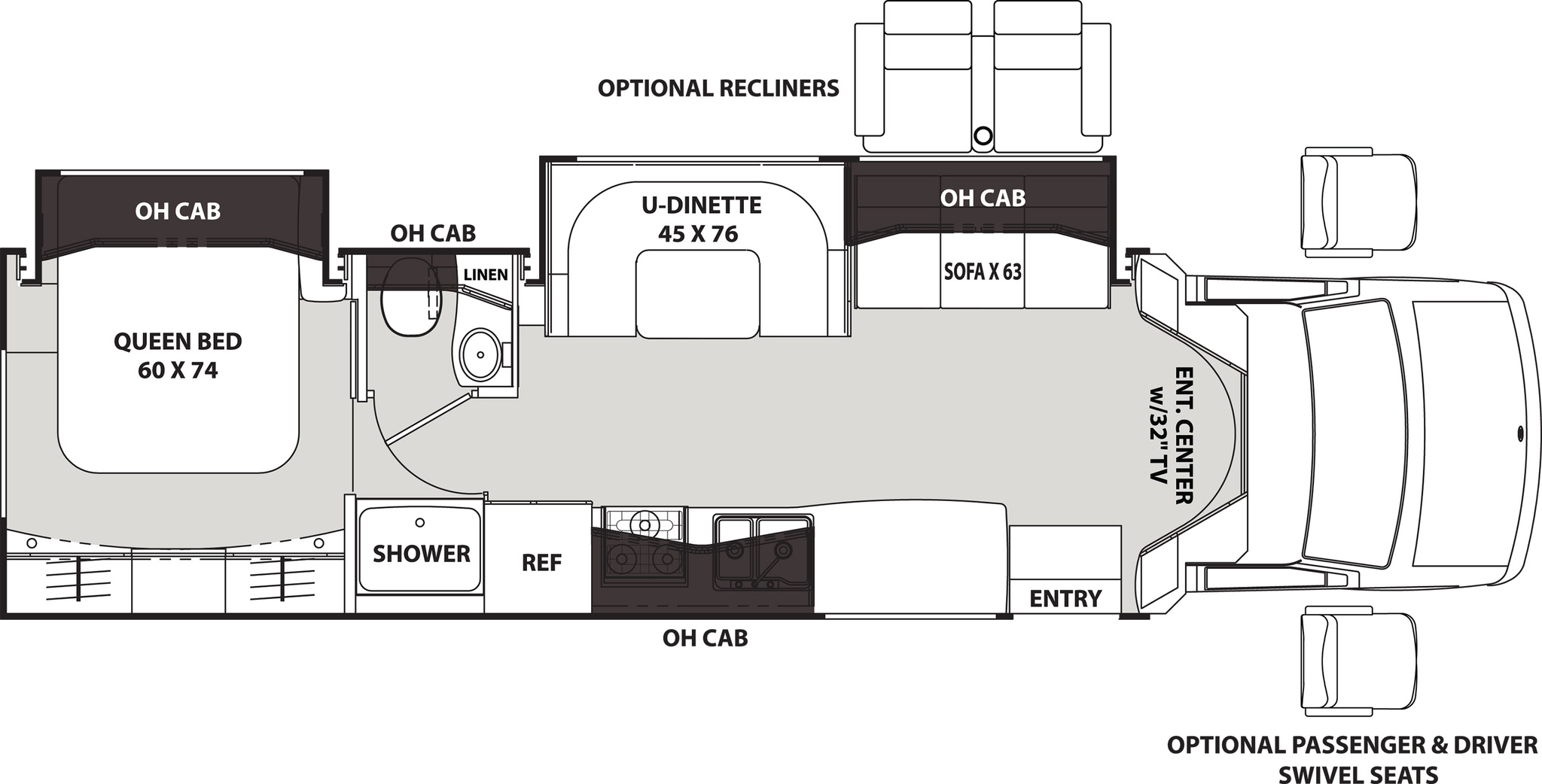 2020 Coachmen Concord 300DS Floor Plan